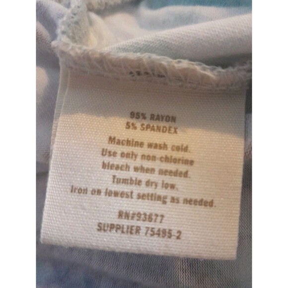 Decree Long Skirt Size Medium/ Multicolored Geometric Slit In Back Super CUTE - Picture 7 of 7